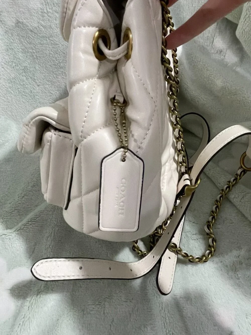 Coach Quilted Backpack
